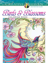 Creative Haven Birds and Blossoms Coloring Book - Retail Maharaj