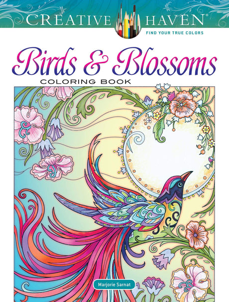 Creative Haven Birds and Blossoms Coloring Book - Retail Maharaj