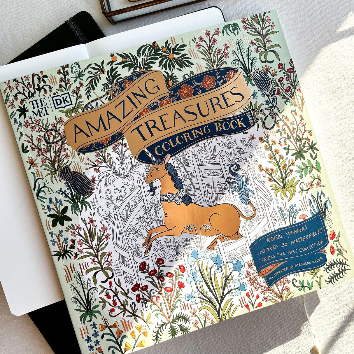 The Met Amazing Treasures Coloring Book: Reveal Wonders Inspired by Masterpieces from The Met Collection (DK The Met)