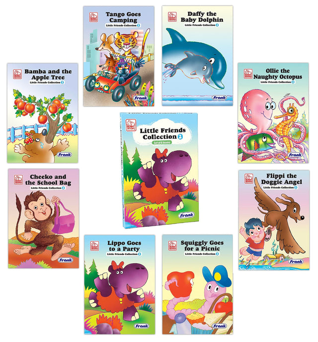 Little Friends Collection 2 - Set of 8 Story Books for Kids - Portable Picture Book Set for Children - Retail Maharaj