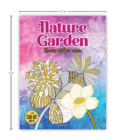 Nature Garden Coloring Book for Adults - Retail Maharaj