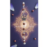 Rudraksha Silver Shiva Trishul Bracelet – Divine Spiritual Jewelry
