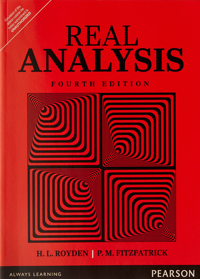 REAL ANALYSIS, 4TH EDN - Retail Maharaj