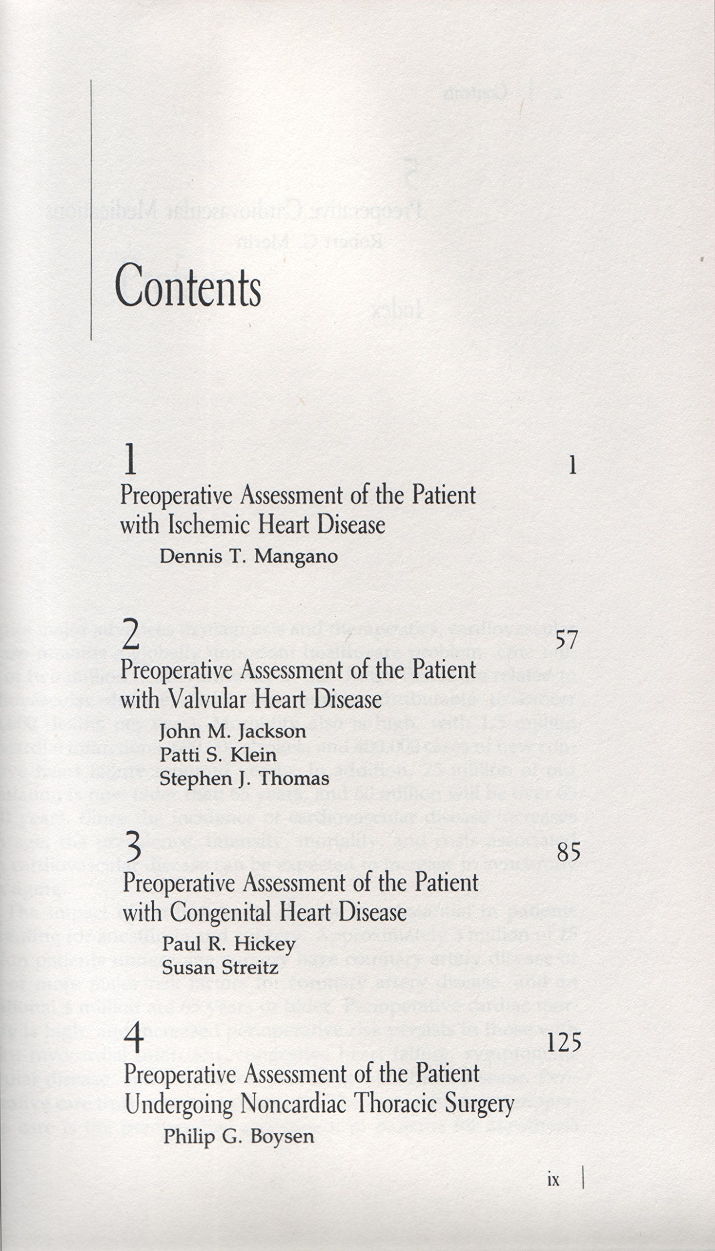 Preoperative Cardiac Assessment (Society of Cardiovascular Anesthesiologists Monograph)