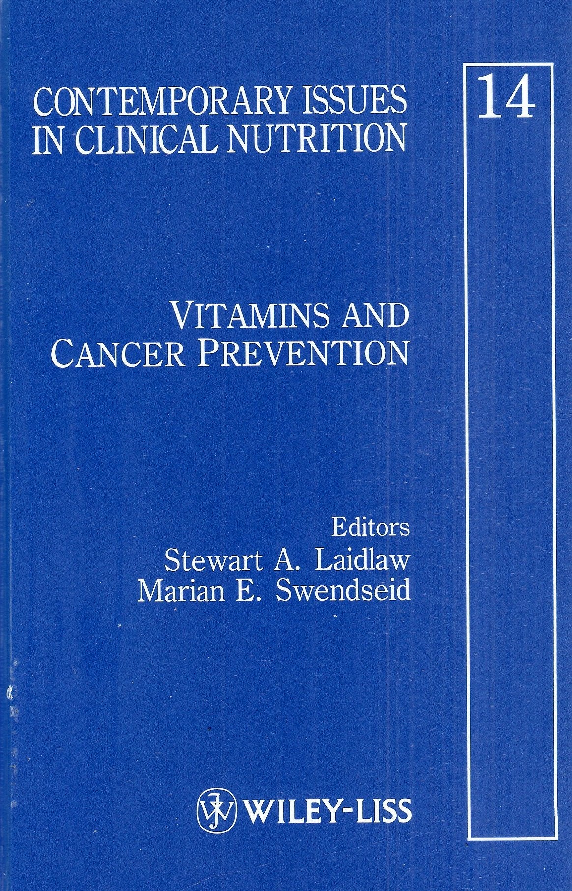 Vitamins and Cancer Prevention Contemporary Issues in Clinical Nutrition