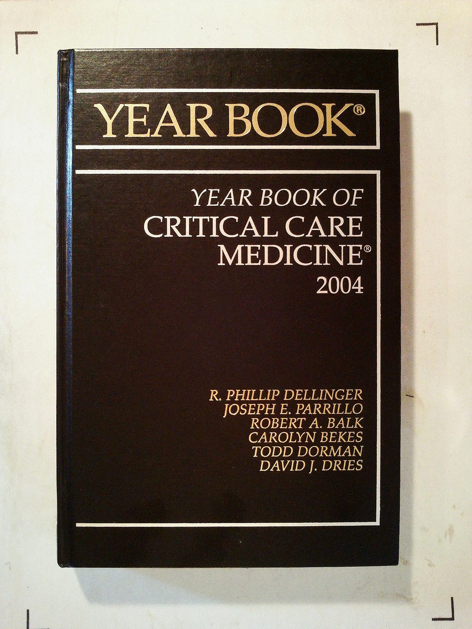 Yearbook of Critical Care Medicine (Year Books)