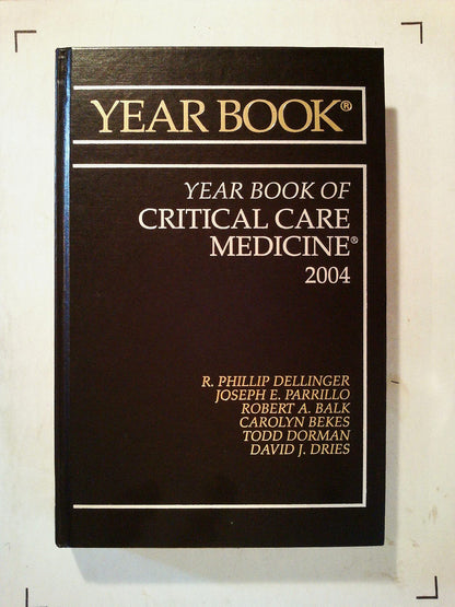 Yearbook of Critical Care Medicine (Year Books)