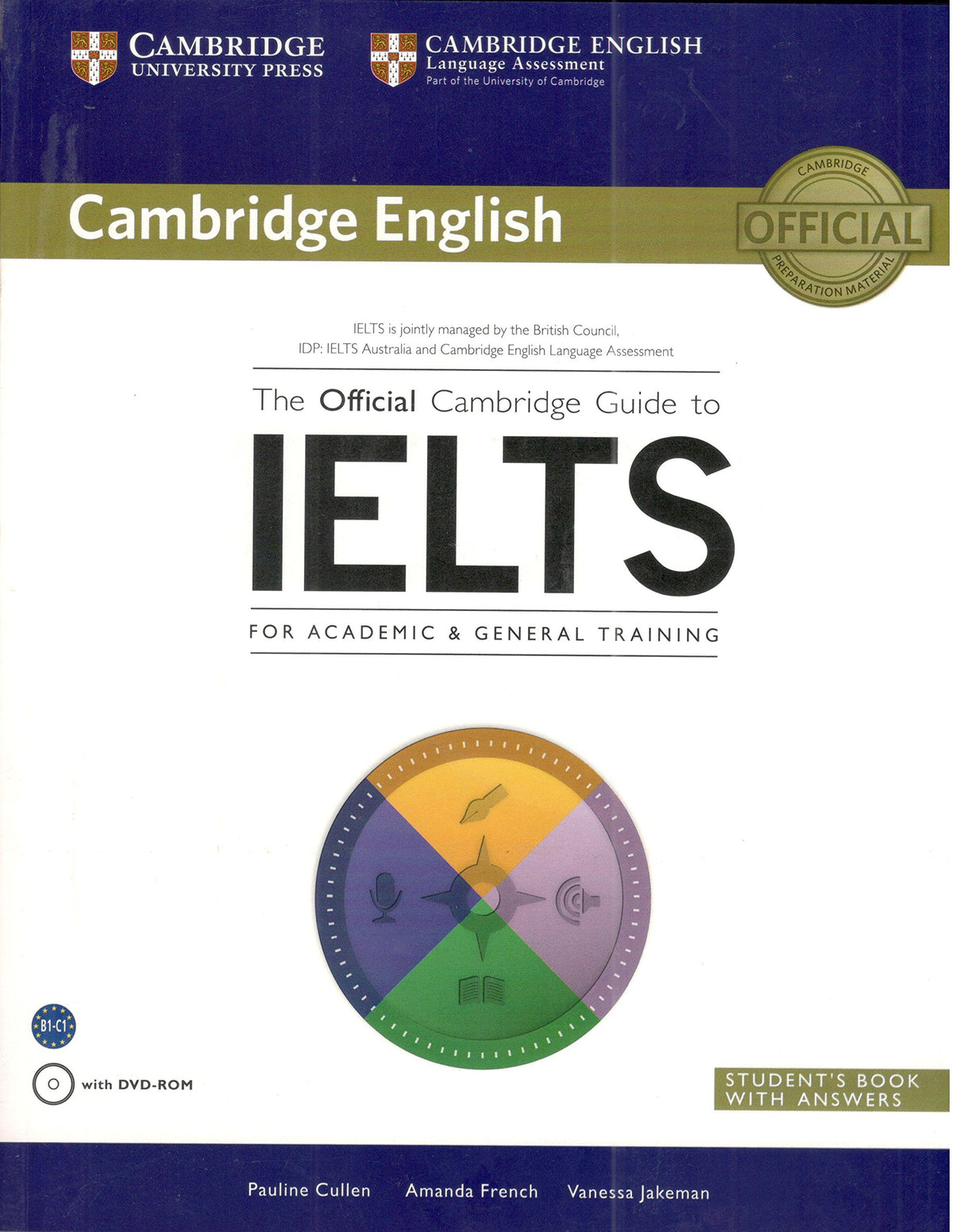 The Official Cambridge Guide To Ielts Student's Book With Answers With Dvd Rom - Retail Maharaj