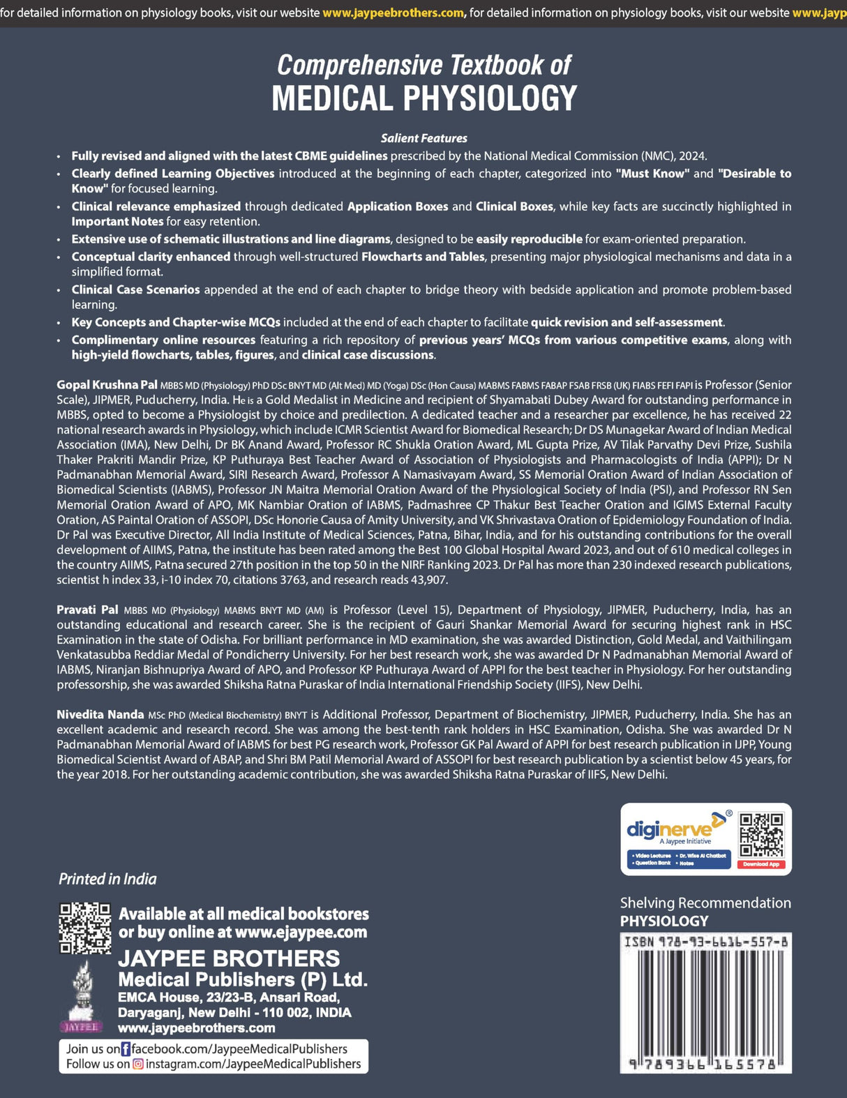 COMPREHENSIVE TEXTBOOK OF MEDICAL PHYSIOLOGY(2VOLS) WITH CASE SCENARIOS & CLINICAL APPLICATIONS