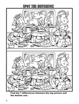 Awesome Dinosaur Activities for Kids: Mazes, Hidden Pictures, Word Searches, Secret Codes, Spot the Differences, and More!: Russian-English (Dover Kids Activity Books: Dinosaurs)