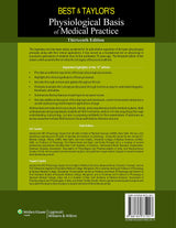 Best & Taylor’s Physiological Basis of Medical Practice, 13ed