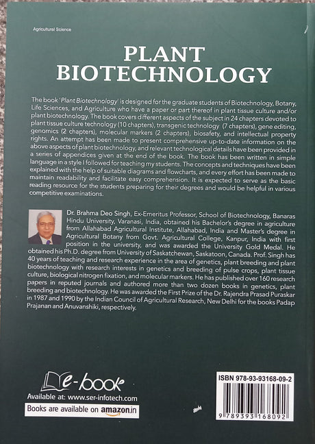 PLANT BIOTECHNOLOGY, 4TH EDITION - Retail Maharaj