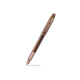 Sheaffer 100 Coffee Edition Matt Brown Pen with Regal Brown PVD Trim