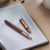 Sheaffer 100 Coffee Edition Matt Brown Pen with Regal Brown PVD Trim