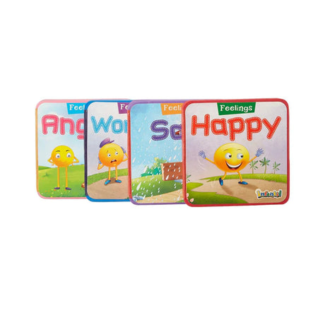 MY FEELINGS, MY EMOTIONS (Angry, Happy, Sad, Worried) Set of 4 Books - Retail Maharaj