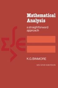 Mathematical Analysis: A Straightforward Approach, 2Nd Edition - Retail Maharaj