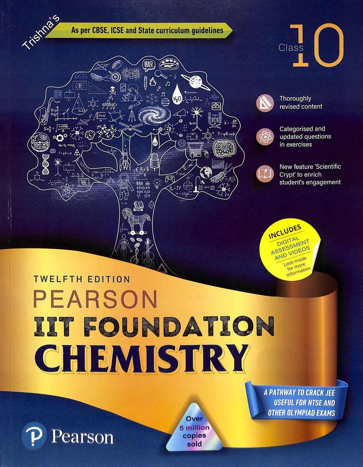 Pearson Iit Foundation Chemistry Class 10 : 2024 - Retail Maharaj