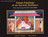 Pahari paintings of an ancient romance: the love story of Usha-Aniruddha, with Sanskrit text from the Hari Vamsa - Retail Maharaj