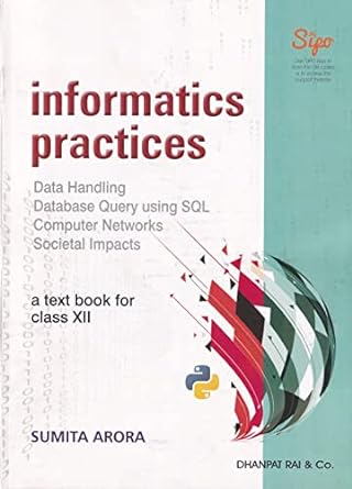 A Text Book Informatics Practices for Class 12 - Retail Maharaj