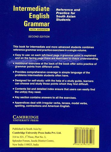 Intermediate English Grammar With Answers - Retail Maharaj