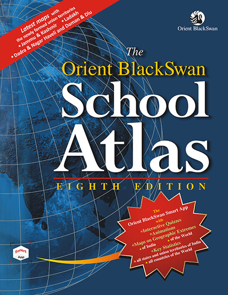 The Orient BlackSwan School Atlas – Eighth Edition - Retail Maharaj
