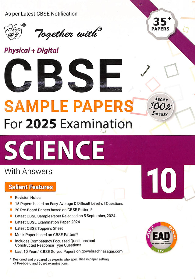 Together With Science Class 10 Cbse Sample Papers For 2025 Examination - Retail Maharaj