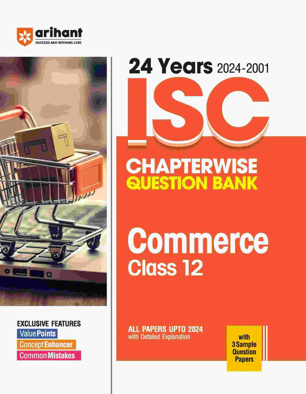 ISC Commerce Class 12th | 24 Years Chapterwise Question Bank (2024 -20 ...