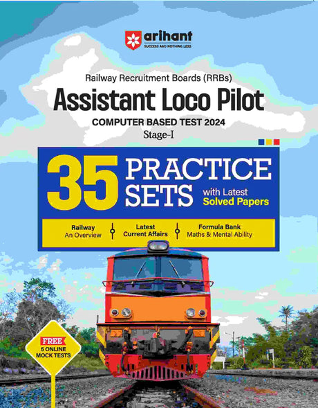 RRBs Assistant Loco Pilot (ALP) Exam 2024 (Stage-1) | 35 Practice Sets | Englishj Medium - Retail Maharaj