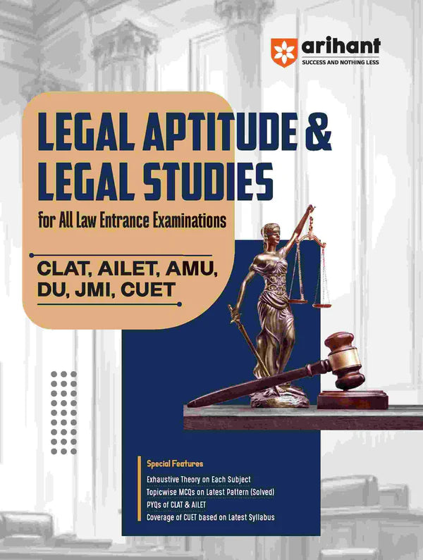 Legal Aptitude & Legal Studies | For All Law Entrance Examinations | English Medium - Retail Maharaj