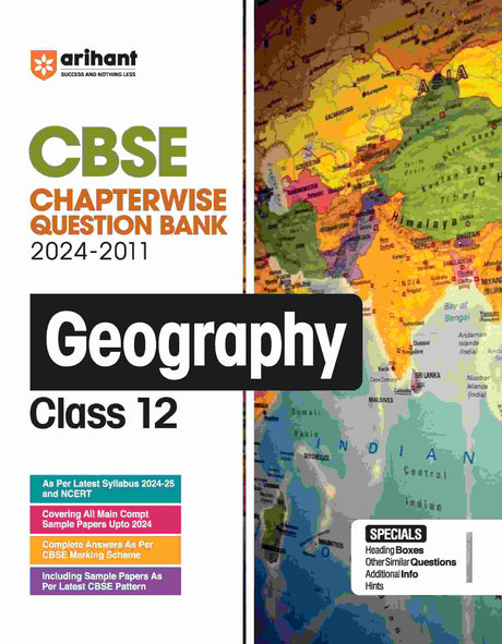 CBSE Class 12th Geography | Chapterwise-Question Bank (2024 - 2008) - Retail Maharaj
