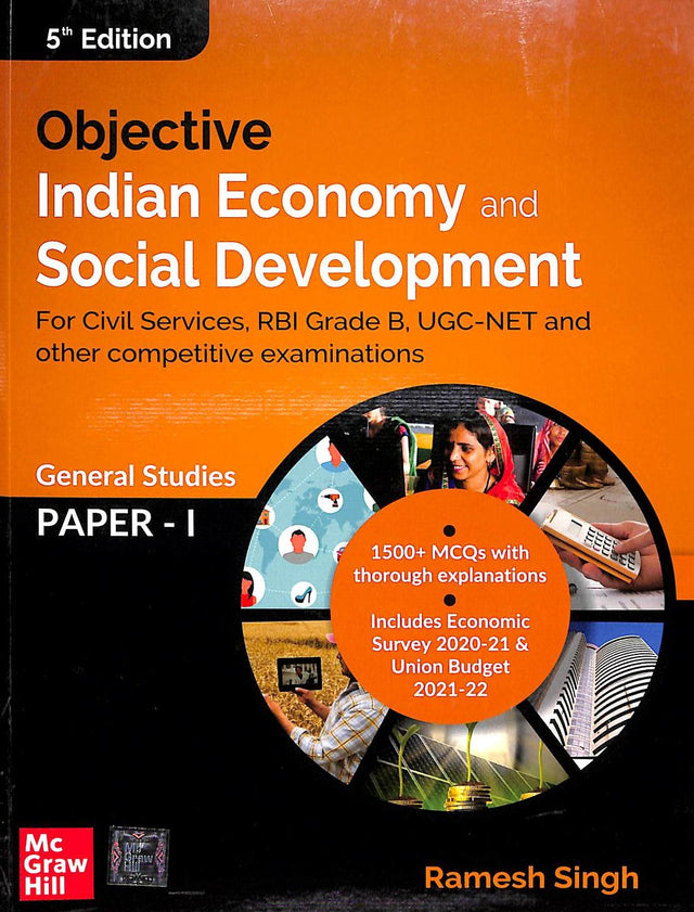 Objective Indian Economy & Social Development For Civil Services : General Studies Paper 1 - Retail Maharaj