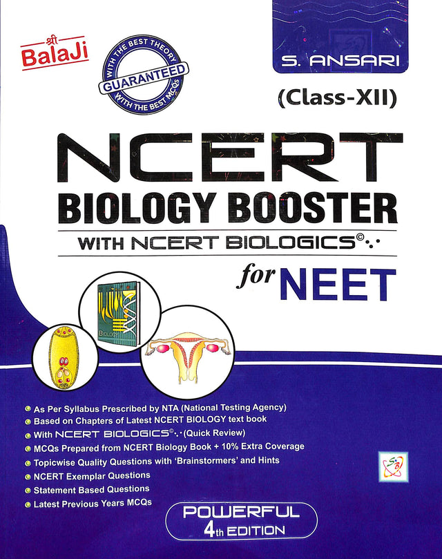 Ncert Biology Booster With Ncert Biologics For Neet Class 12 - Retail Maharaj
