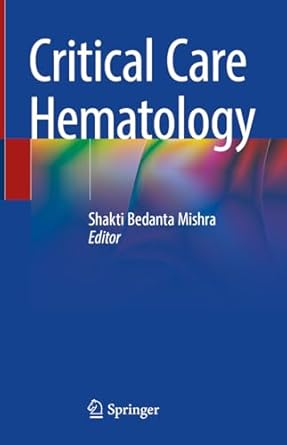 Critical Care Hematology 1st/2024