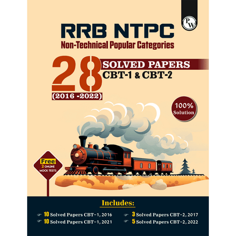 RRB NTPC 28 Previous Year Solved Papers CBT - I & 2 (2016-2022) English Medium - Retail Maharaj