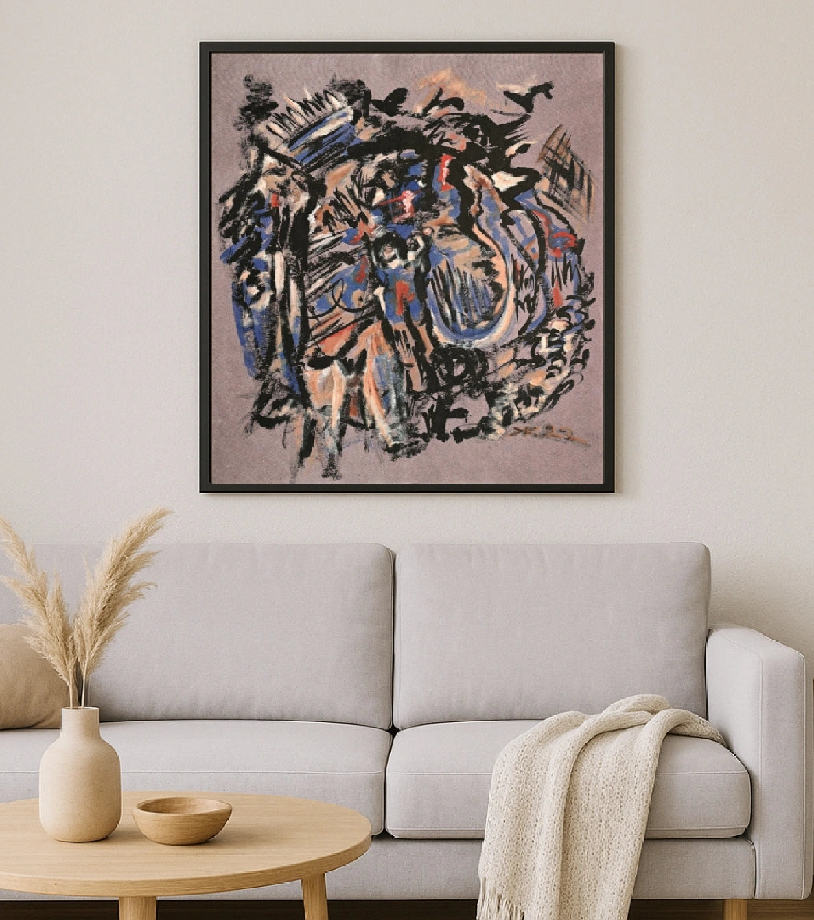 “The Crown” by Debajyoti Roy – Original Mixed Media Artwork (Acrylic, Oil & Ink on Canvas)