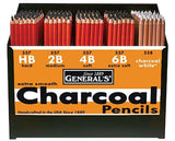 General’s “The Original” Charcoal Pencils – Assorted Grades & White