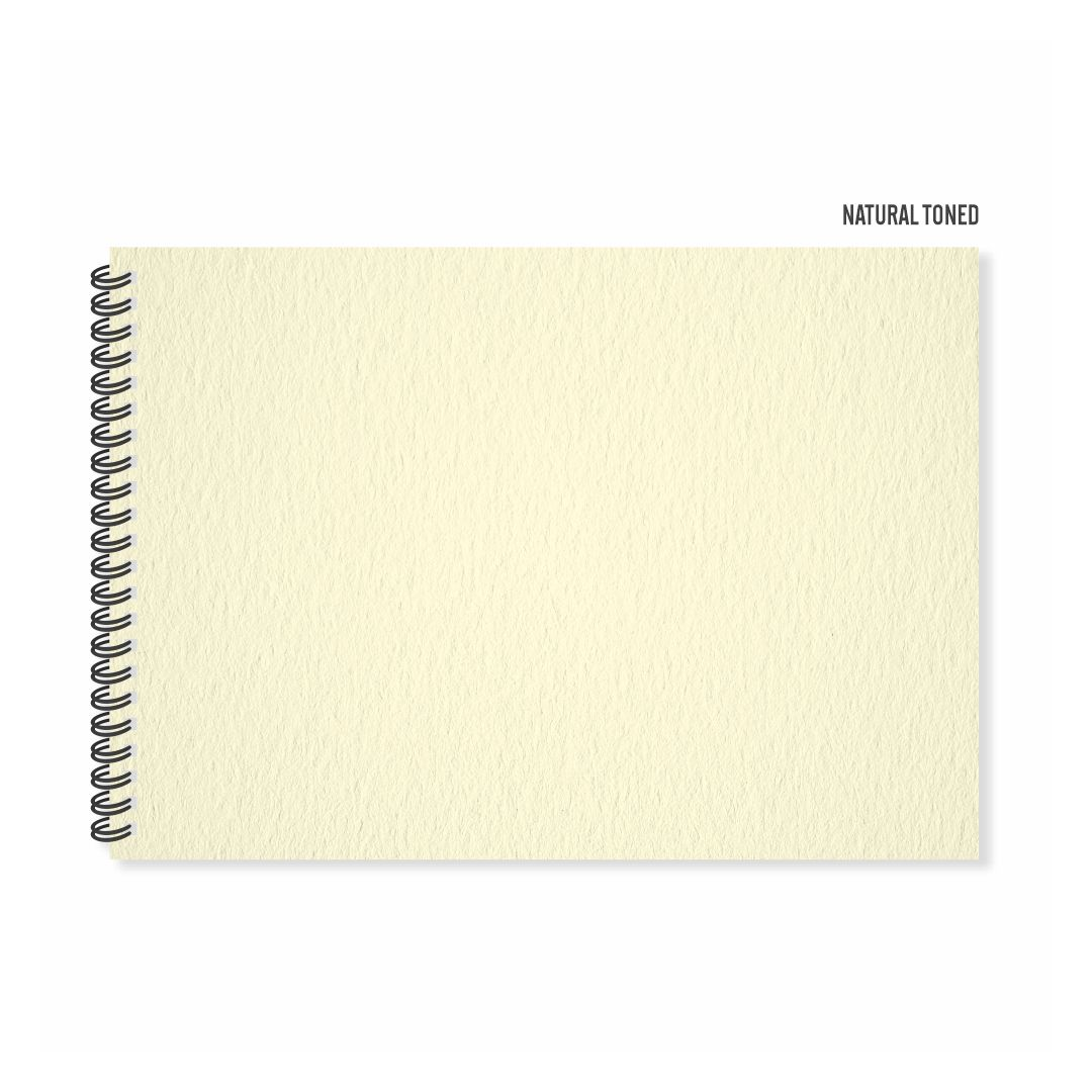 Anupam Stak Wire-O Toned Sketchbook A4 - Retail Maharaj