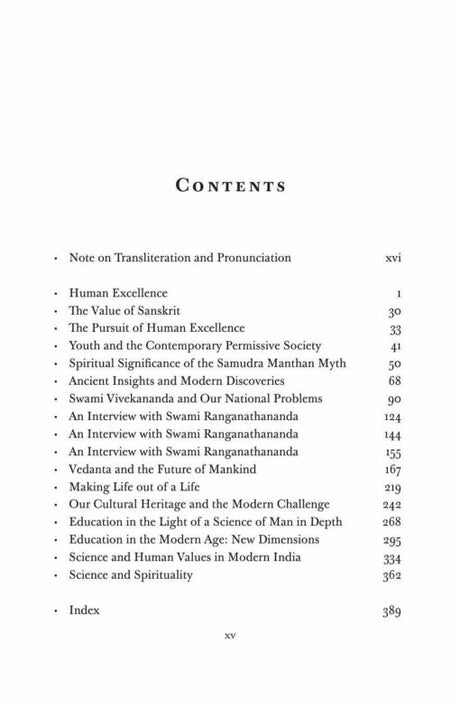 Eternal Values for a Changing Society (Vol.VI) : Education for Human Excellence - Retail Maharaj