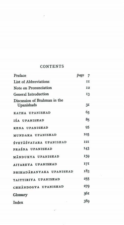 The Upanishads : A one-volume Abridgement - Retail Maharaj
