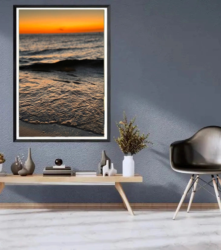 “Golden Tides – A Whisper of Dusk” by Ankita Sengupta