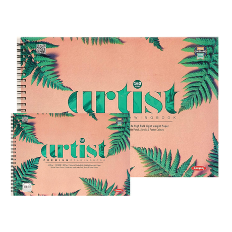 Anupam Spiral Artist Landscape Drawing Book Pad 160 GSM - Retail Maharaj