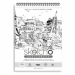 Anupam Sketch-O Spiral Drawing Book Soft Cover 140 GSM - Retail Maharaj