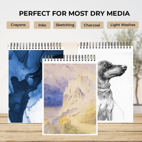 Anupam Sketch-O Spiral Drawing Book Soft Cover 140 GSM - Retail Maharaj