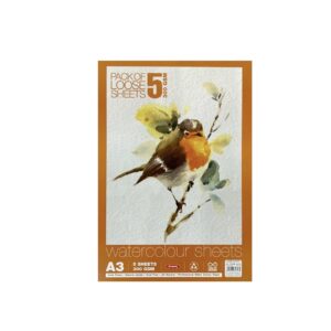 Anupam Watercolor Paper - 300gsm Cut Packs A5, A4 & A3