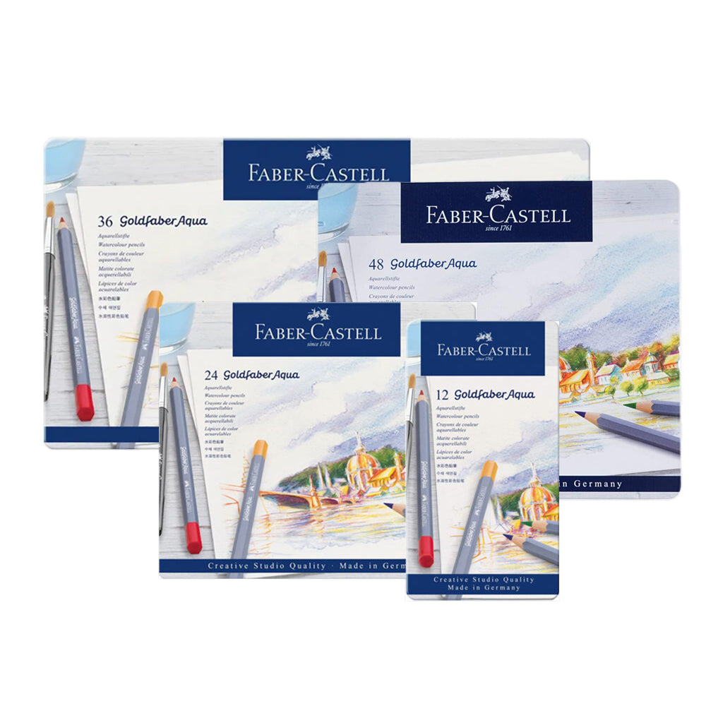 Faber Castell Goldfaber Aqua Watercolour Pencils Artist Colour Set