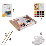Sonnet Watercolour Artist Starter Kit Travel Painting Set by Nevskaya Palitra