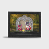 Augmented Reality Photo Frame: Sri Padmavati Srinivasa – 11.7"x16.5" Framed Picture with Immersive Aarti Experience
