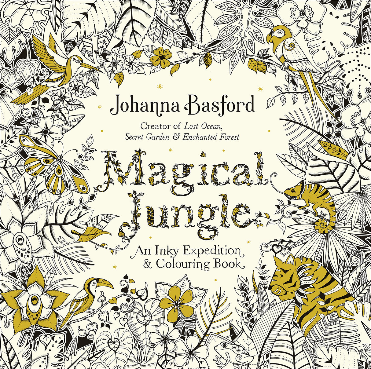 Magical Jungle: An Inky Expedition & Colouring Book - Retail Maharaj