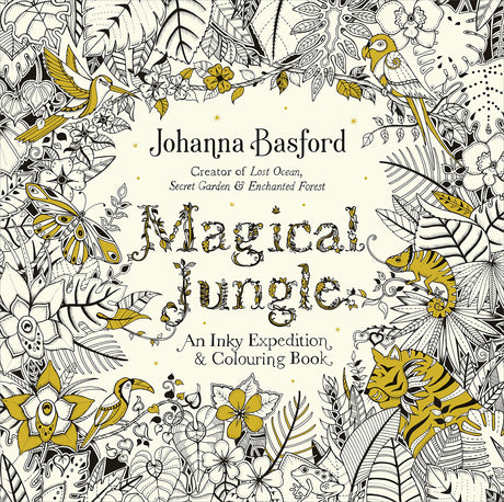 Magical Jungle: An Inky Expedition & Colouring Book - Retail Maharaj