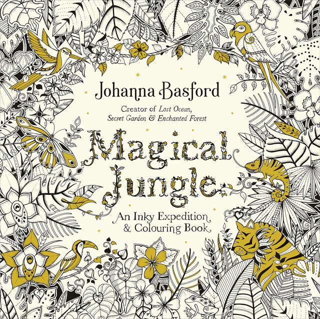 Magical Jungle: An Inky Expedition & Colouring Book - Retail Maharaj